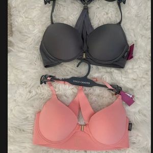 VINCE CAMUTO Front Closure RACERBACK PUSH- UP 34C